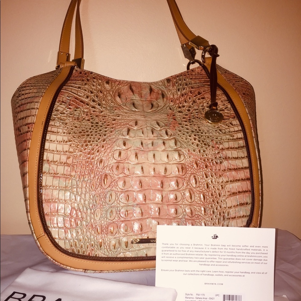 🎈SOLDSOLD🎈Brahmin Marianna Sahara Amal Bag - Picture 3 of 8